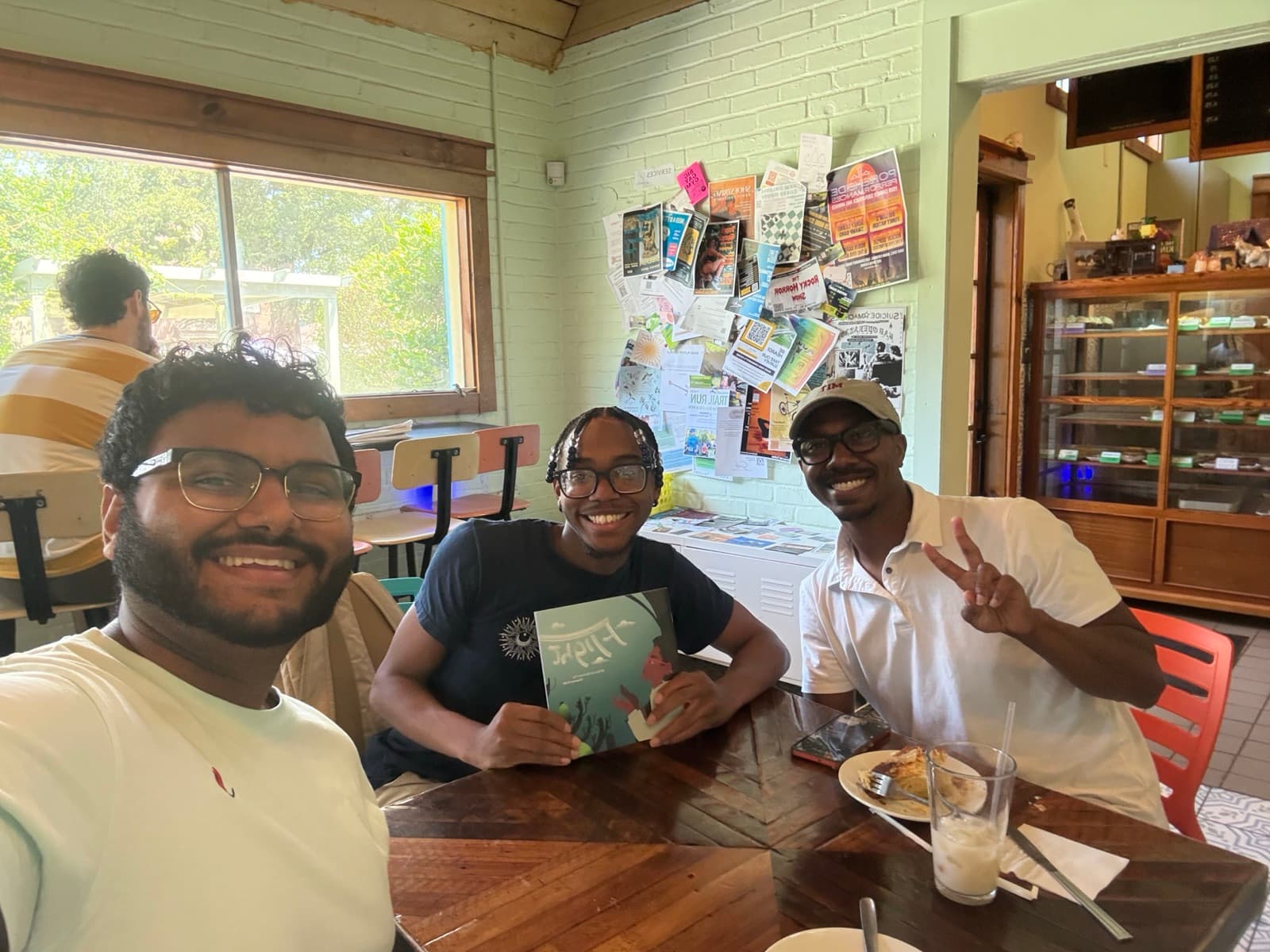 The Loratone team with author Camron Irving, who is holding up a book